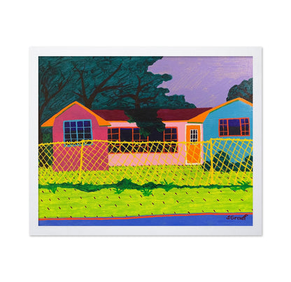 Colorful Fence House