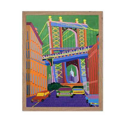 Colorful City Bridge
