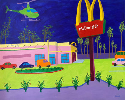 Fast Food Night Scene