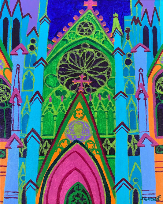 Colorful Gothic Cathedral
