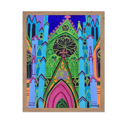 Colorful Gothic Cathedral