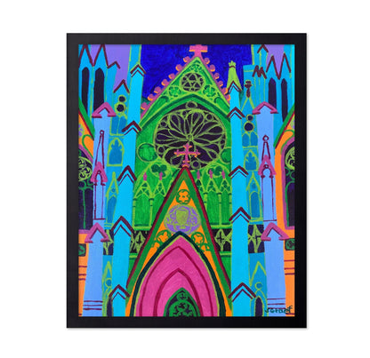 Colorful Gothic Cathedral