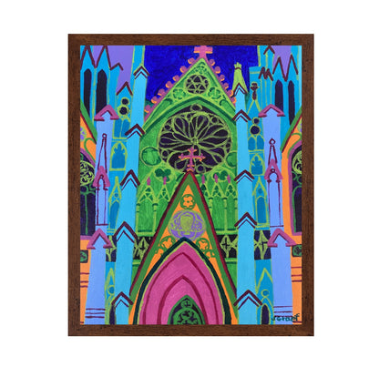 Colorful Gothic Cathedral