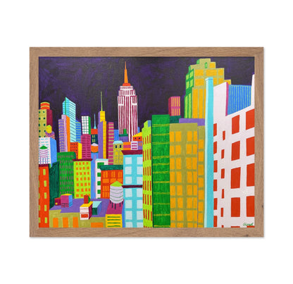 Colorful NYC Skyline