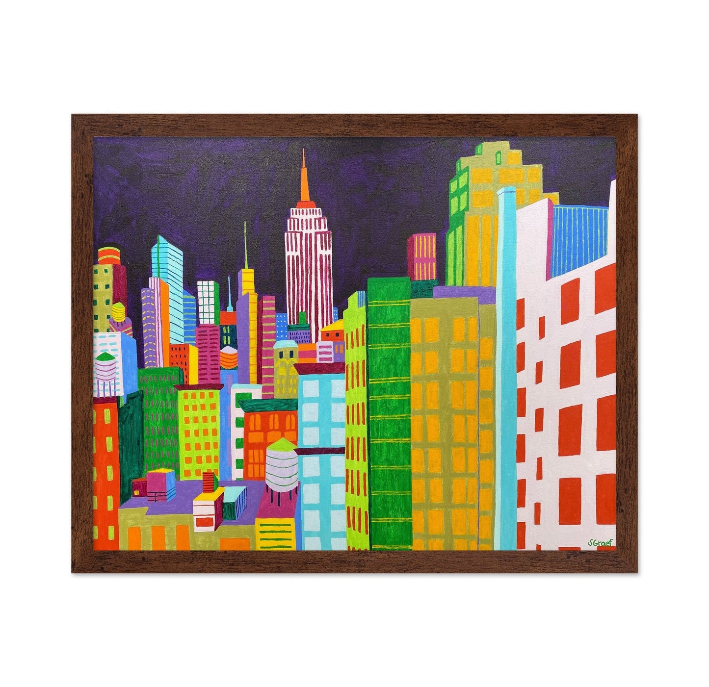 Colorful NYC Skyline