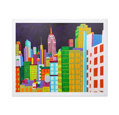 Colorful NYC Skyline
