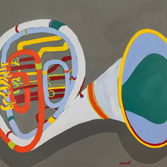 Abstract French Horn