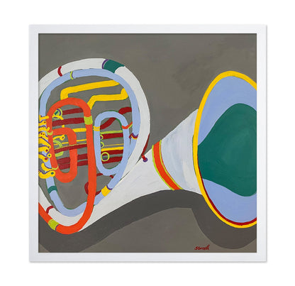 Abstract French Horn