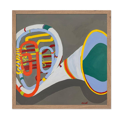Abstract French Horn