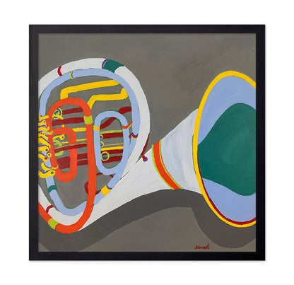 Abstract French Horn