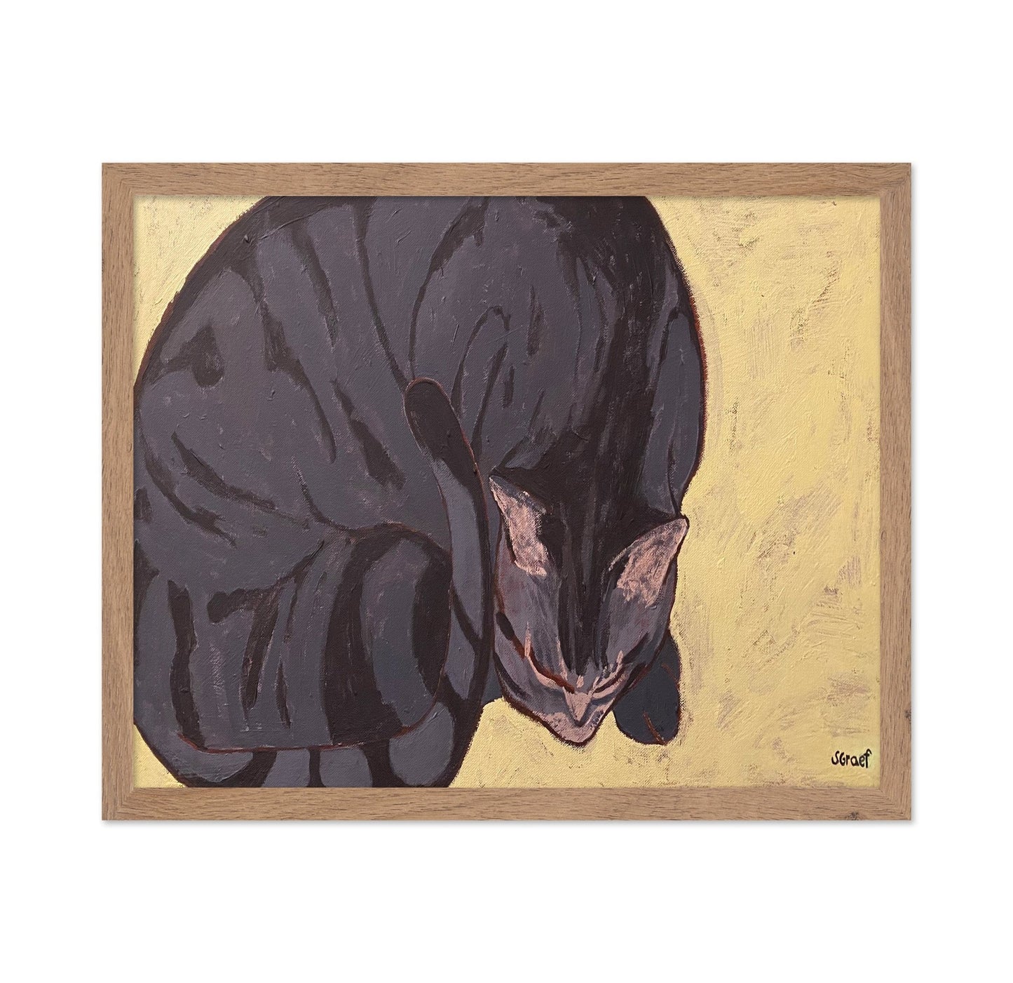 Resting Black Cat
