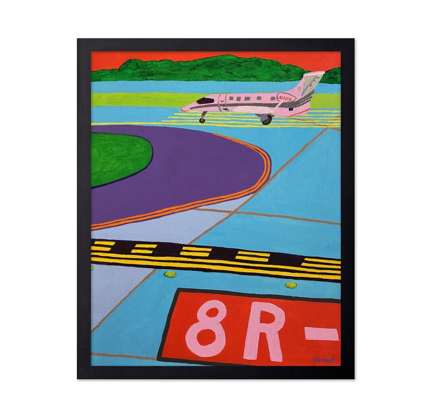 Runway Taxi Plane
