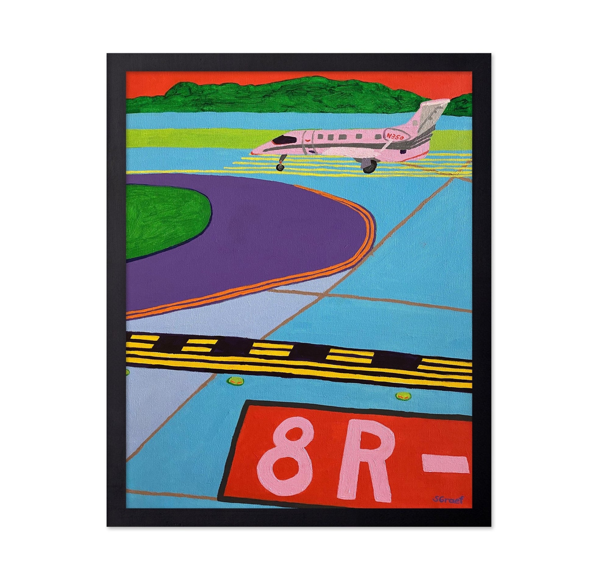 Runway Taxi Plane