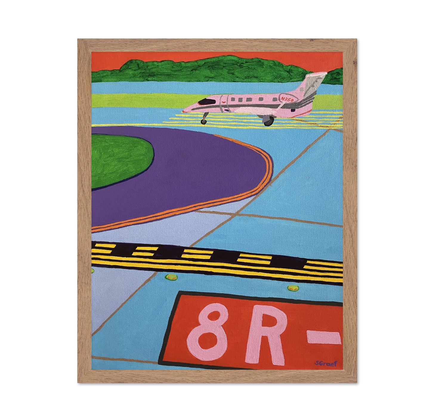 Runway Taxi Plane