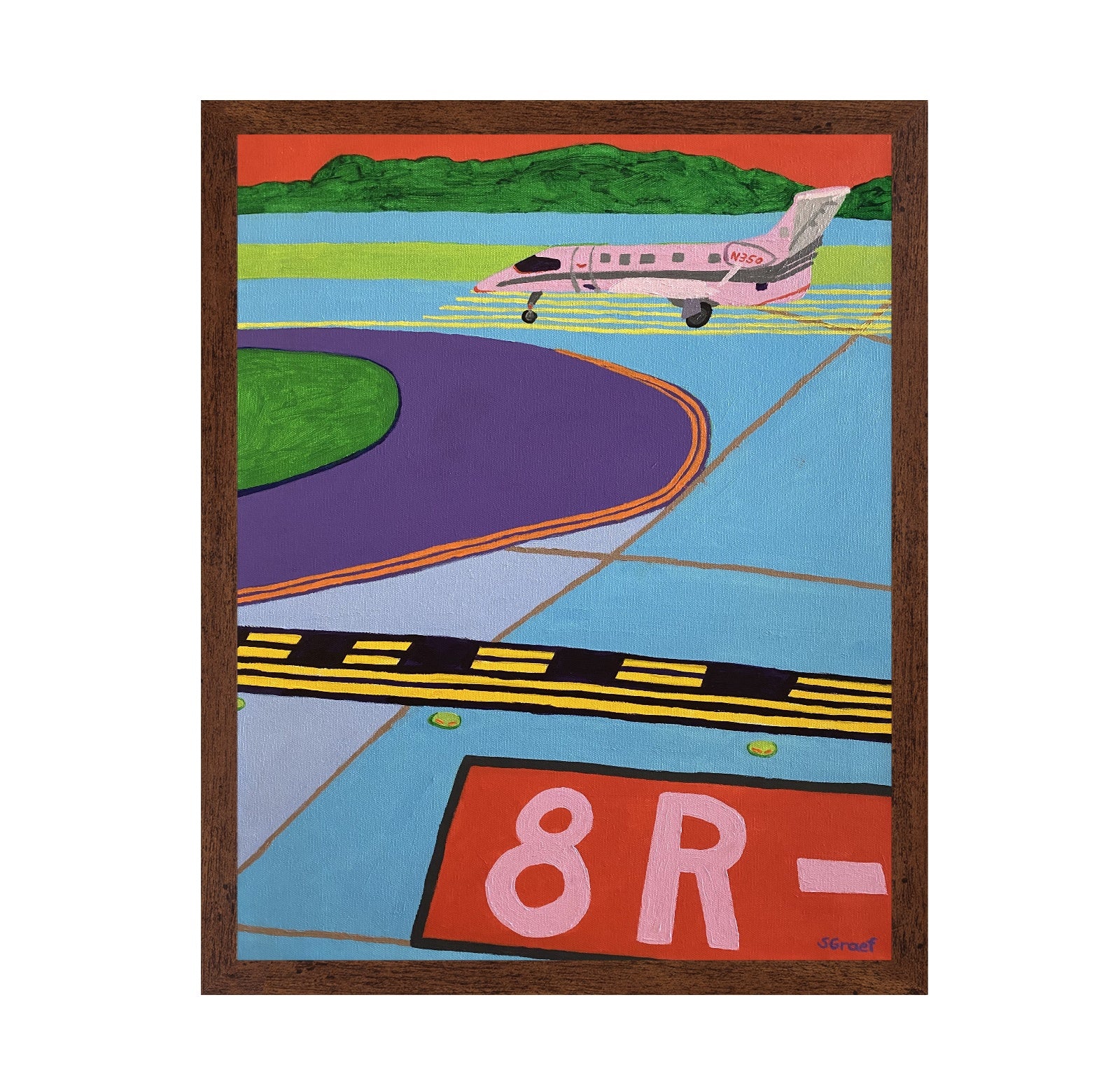Runway Taxi Plane