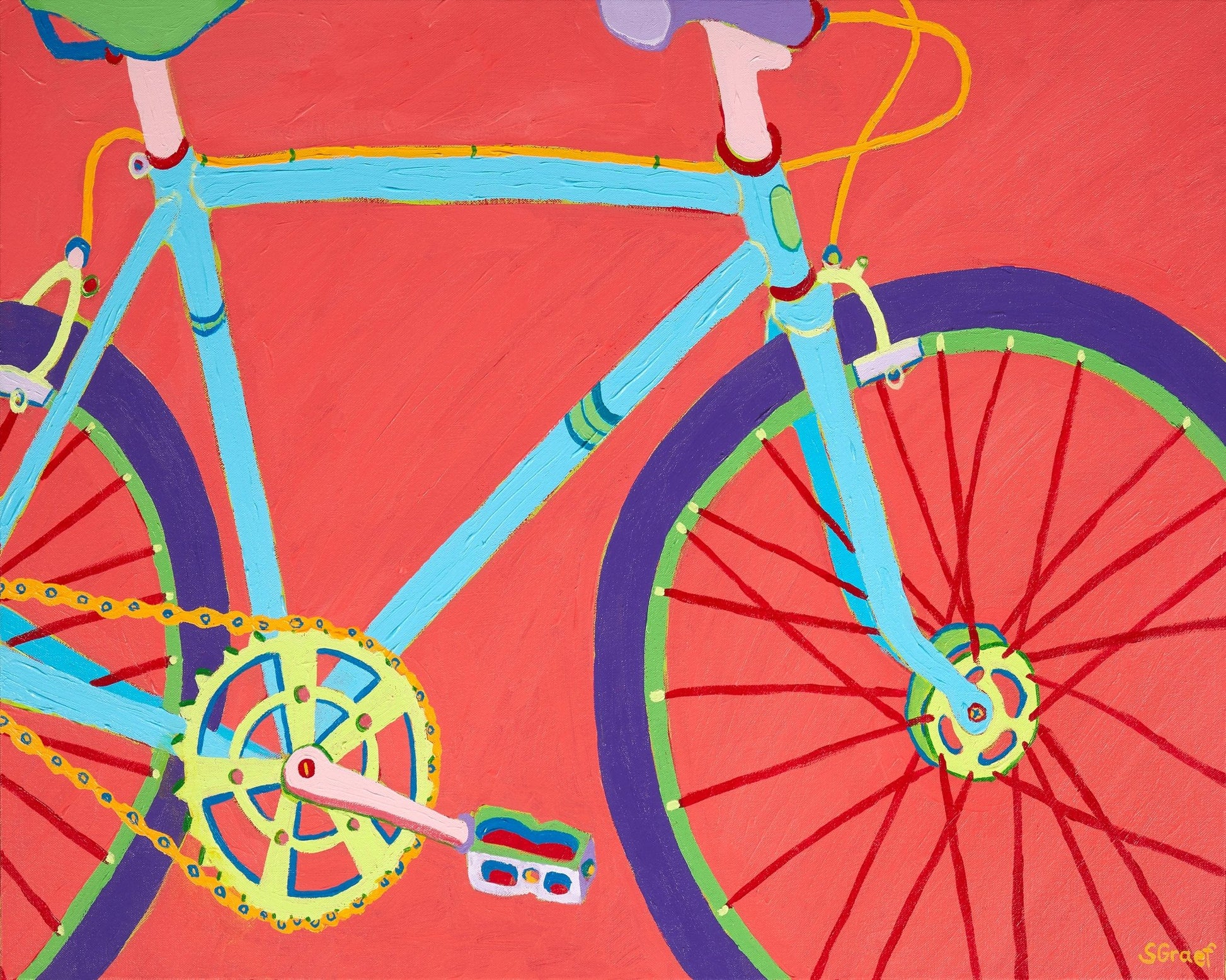 Colorful Bike Detail