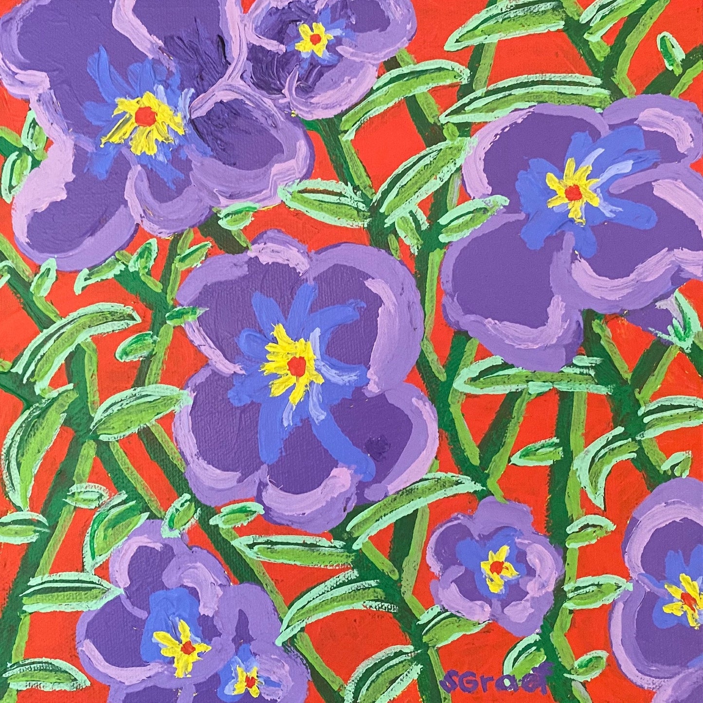 Purple Floral Pattern