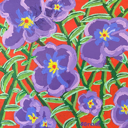 Purple Floral Pattern