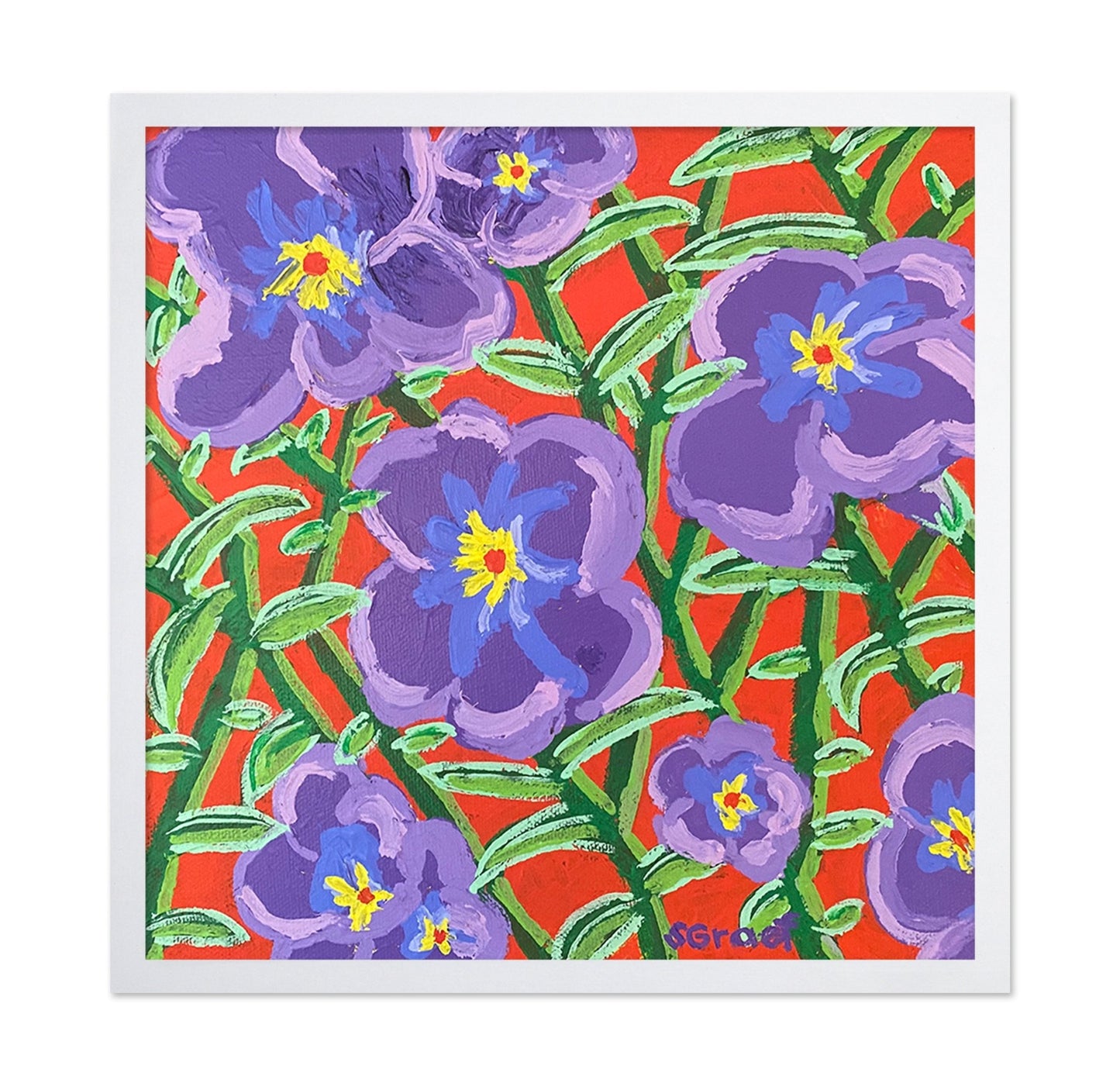 Purple Floral Pattern