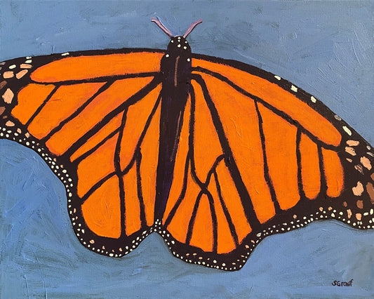 Orange Monarch Butterfly