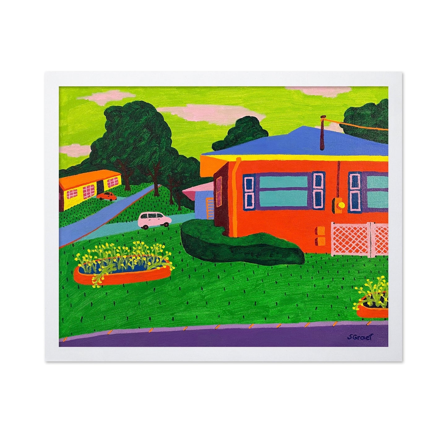 Colorful Suburban Yard
