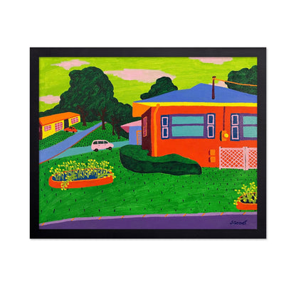 Colorful Suburban Yard