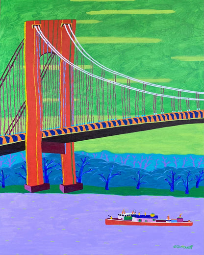 Colorful Bridge River