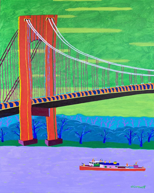 Colorful Bridge River