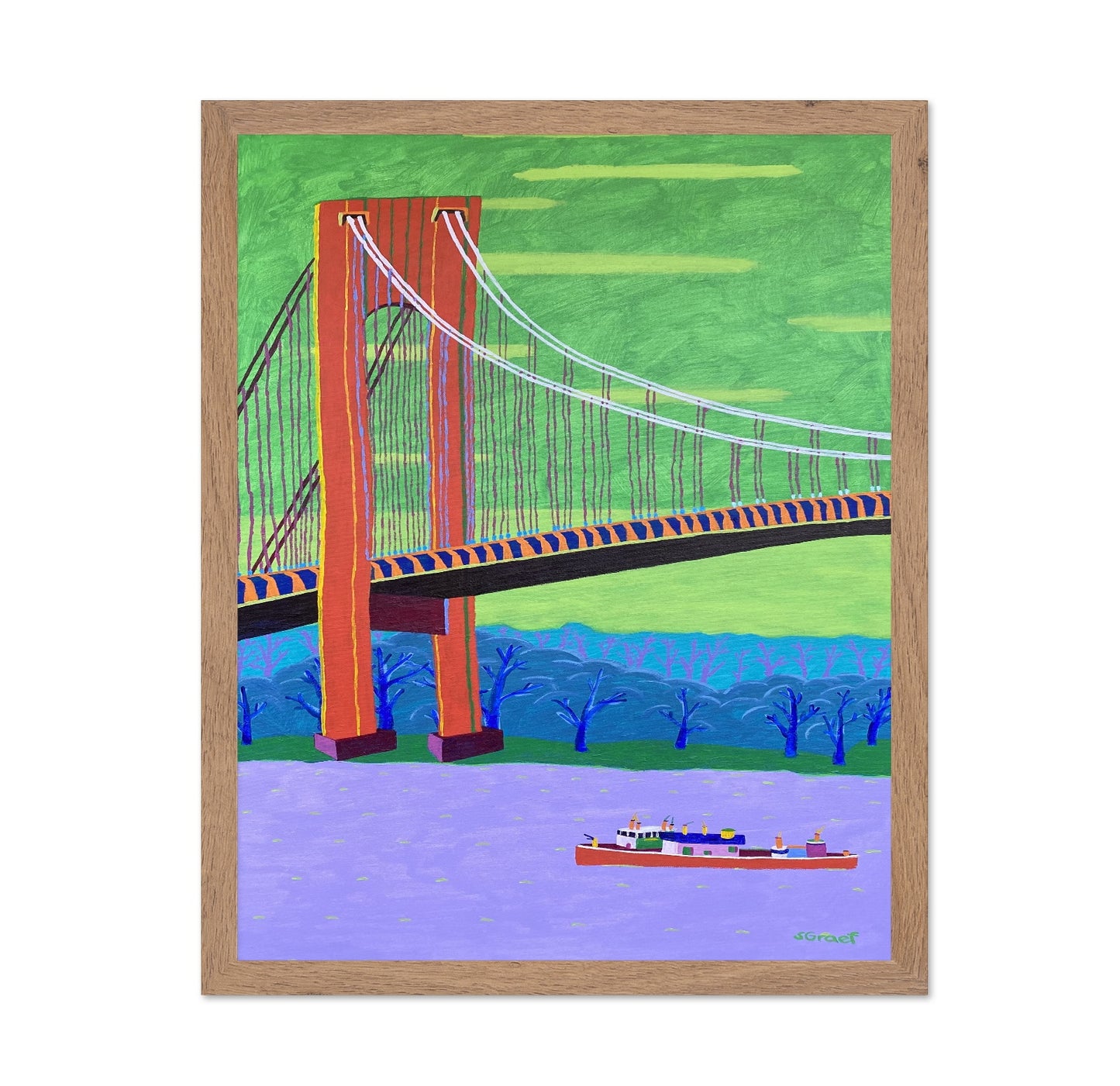 Colorful Bridge River