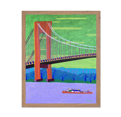 Colorful Bridge River