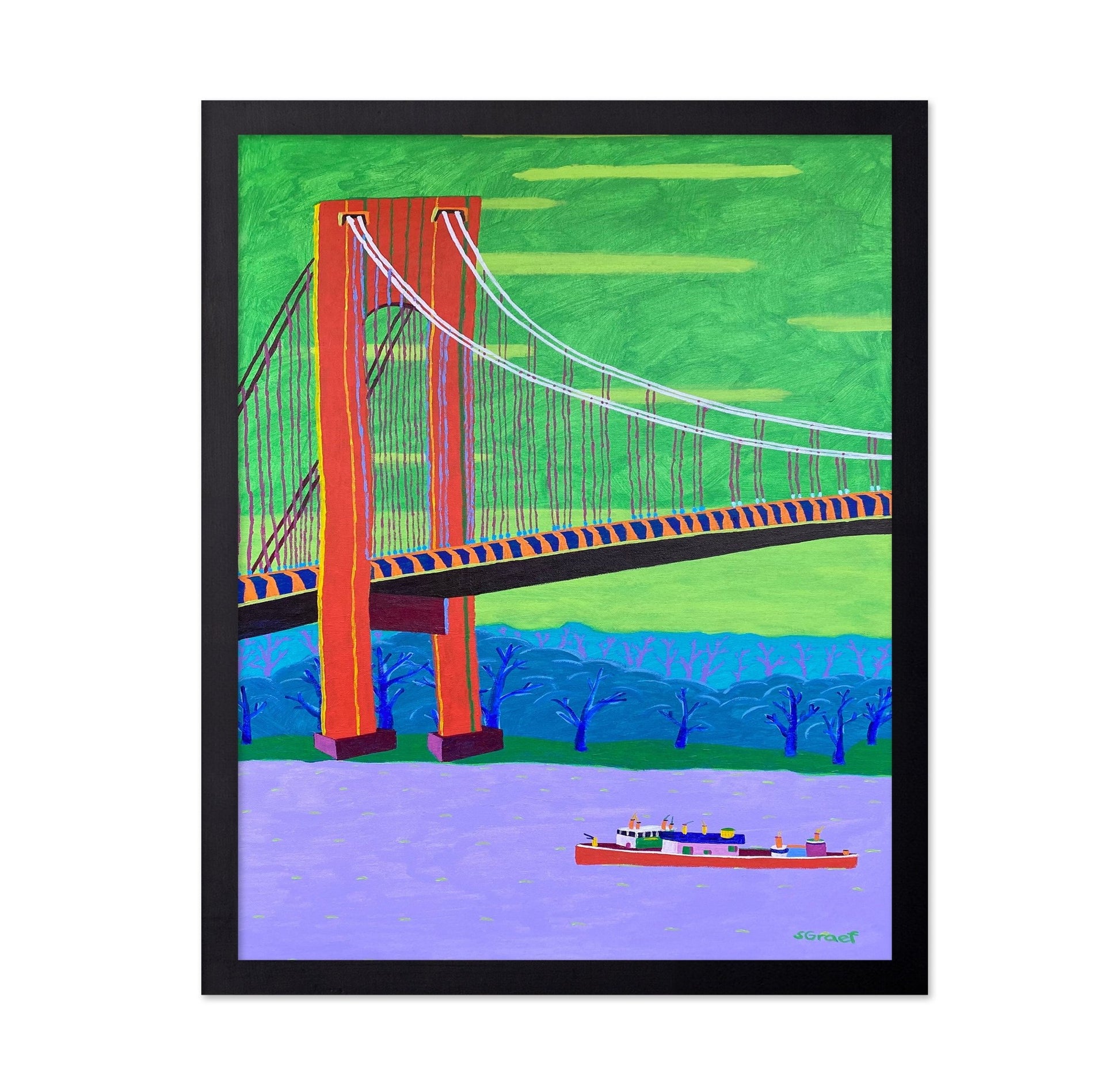 Colorful Bridge River
