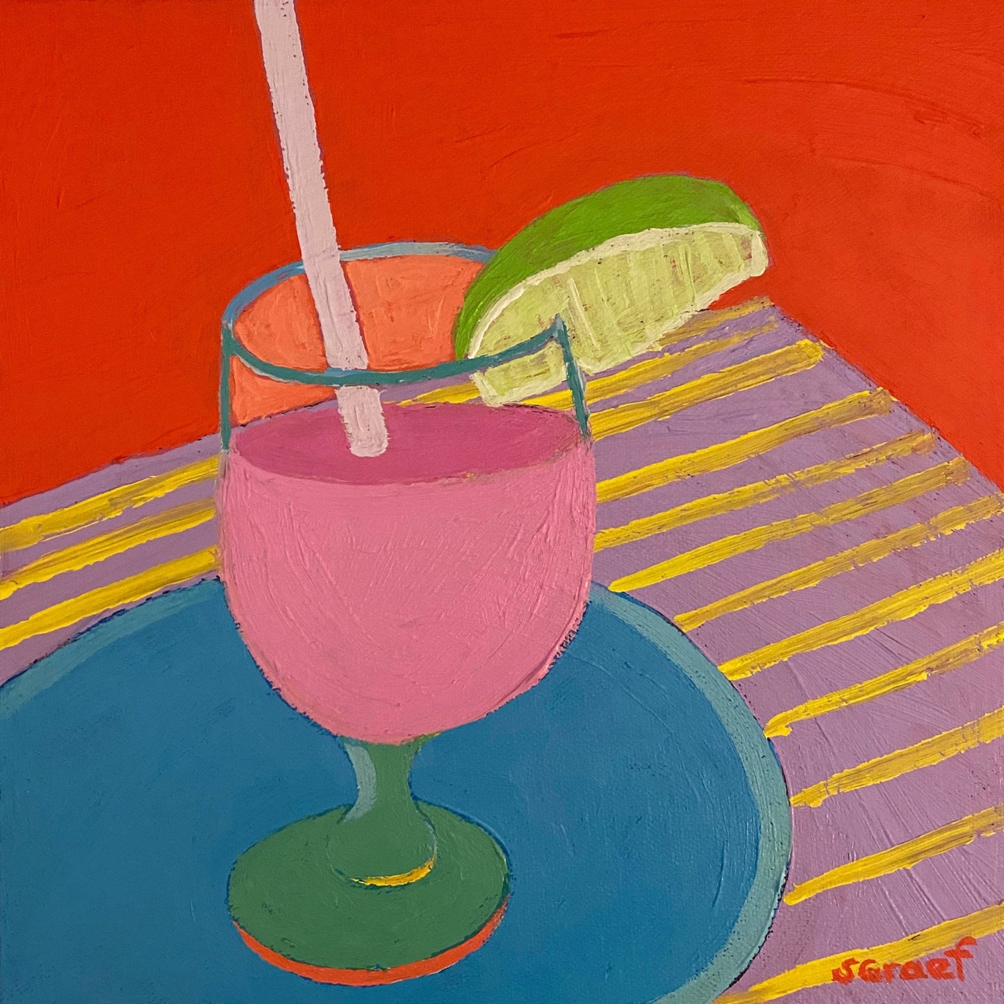 Pink Cocktail Lime