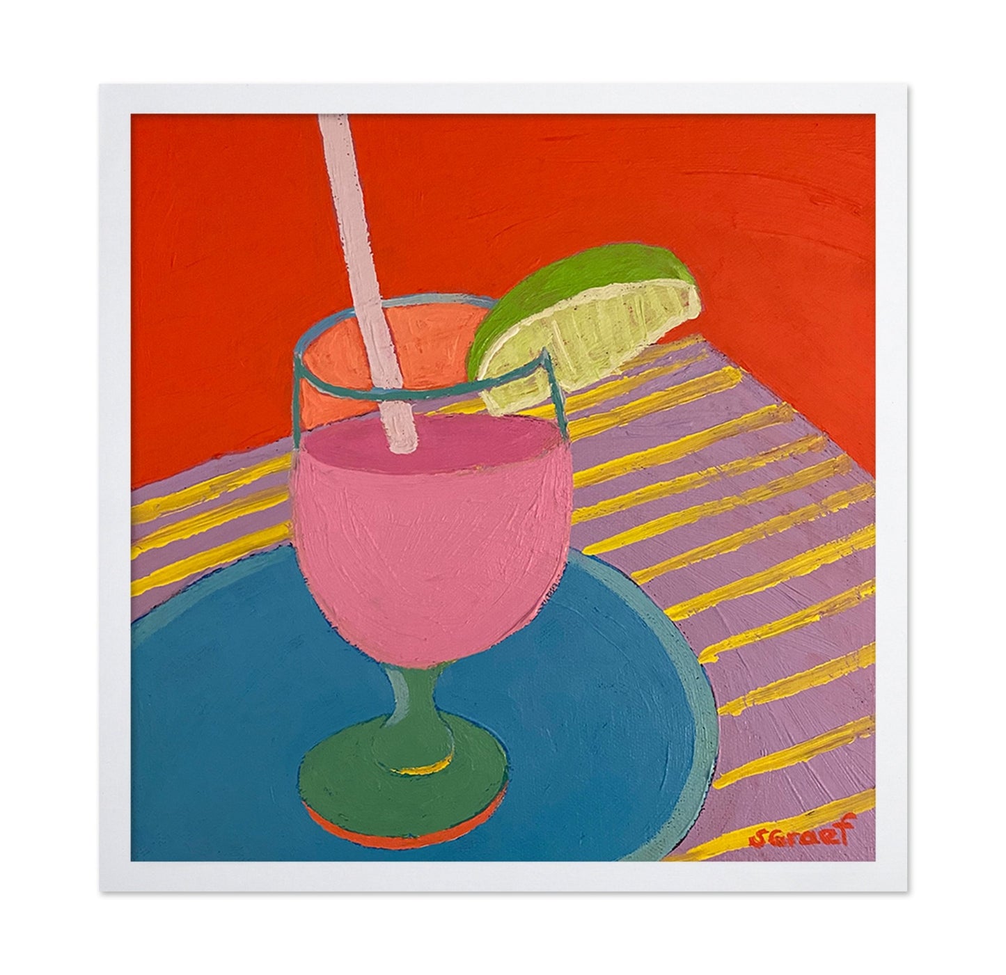 Pink Cocktail Lime