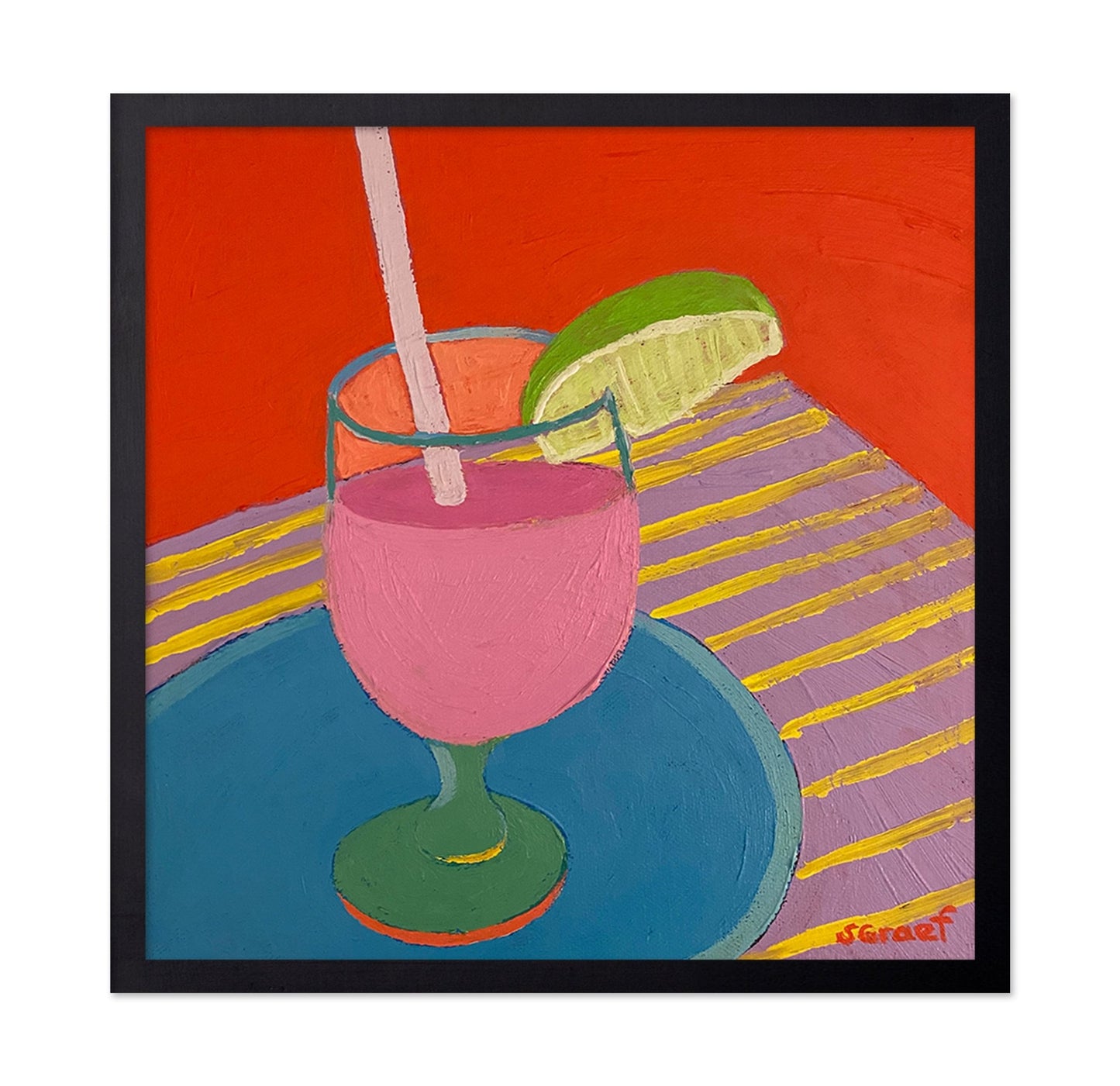 Pink Cocktail Lime