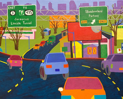 Highway Exit Scene