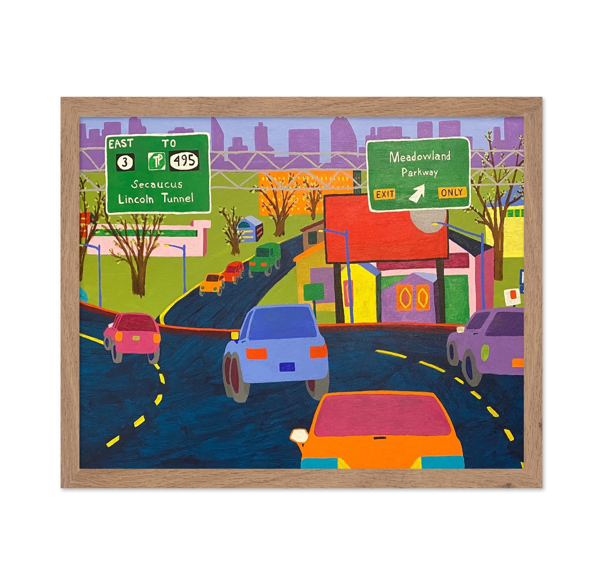 Highway Exit Scene