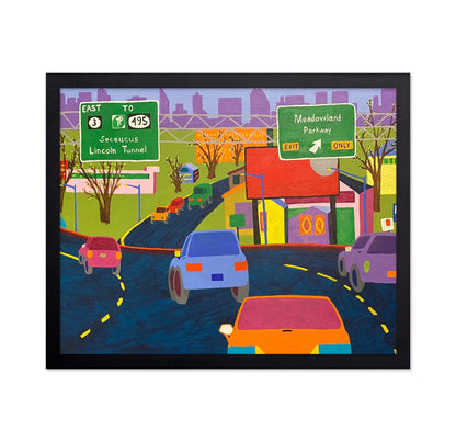 Highway Exit Scene