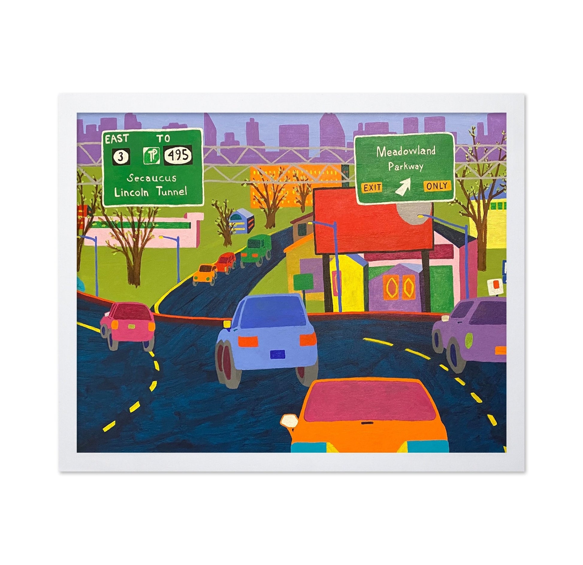Highway Exit Scene