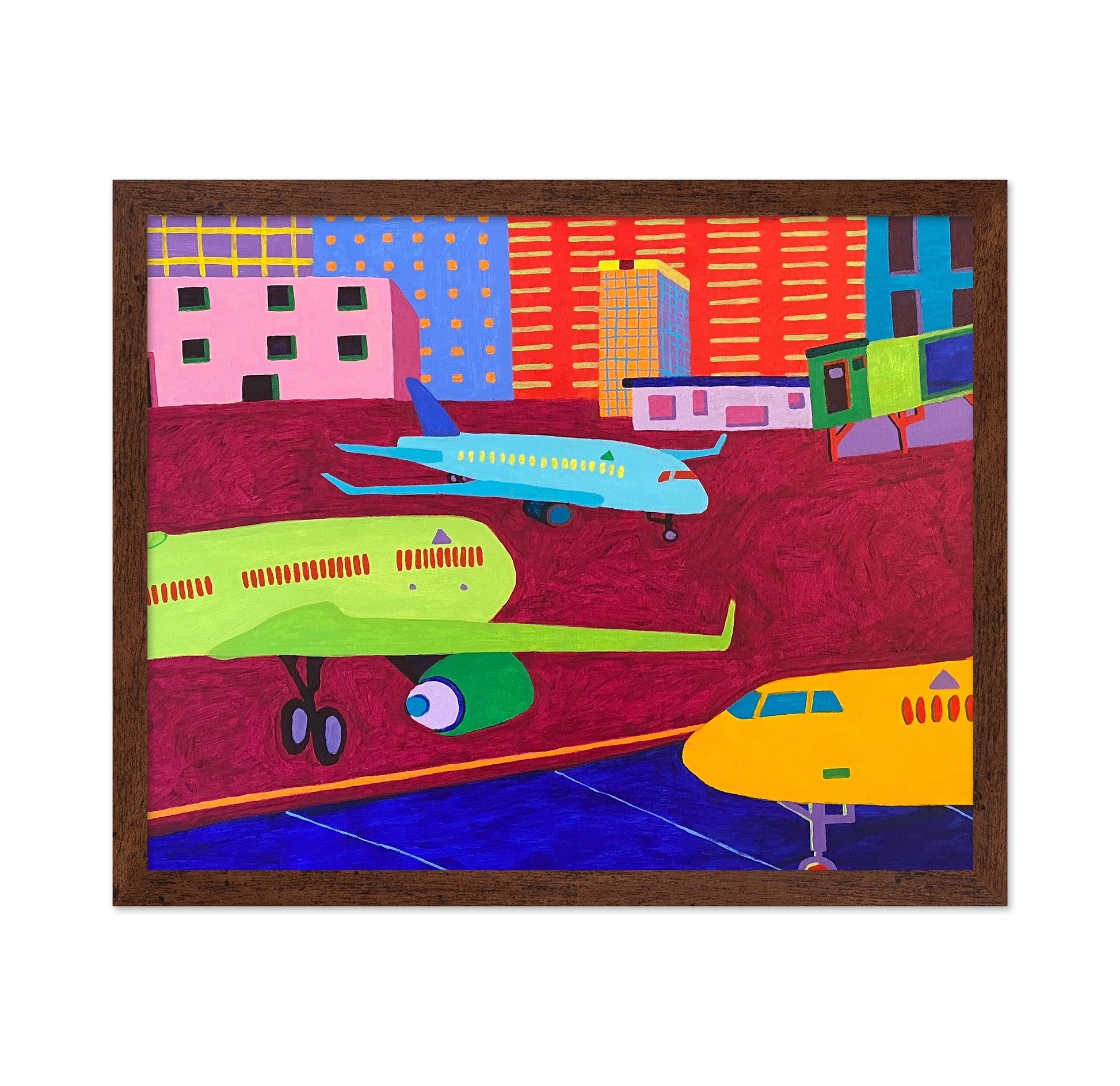 Colorful Airport Planes No2