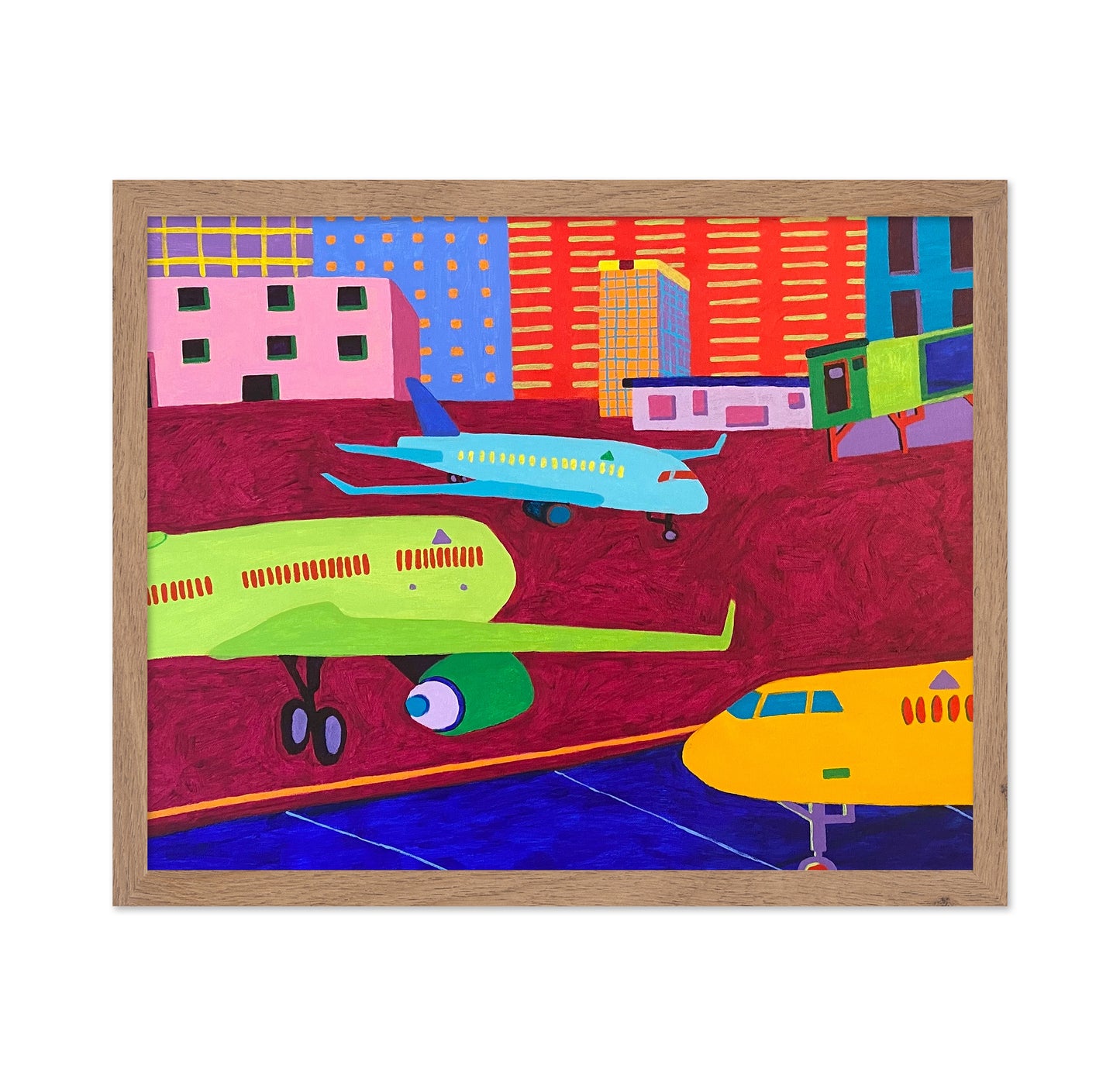 Colorful Airport Planes No2