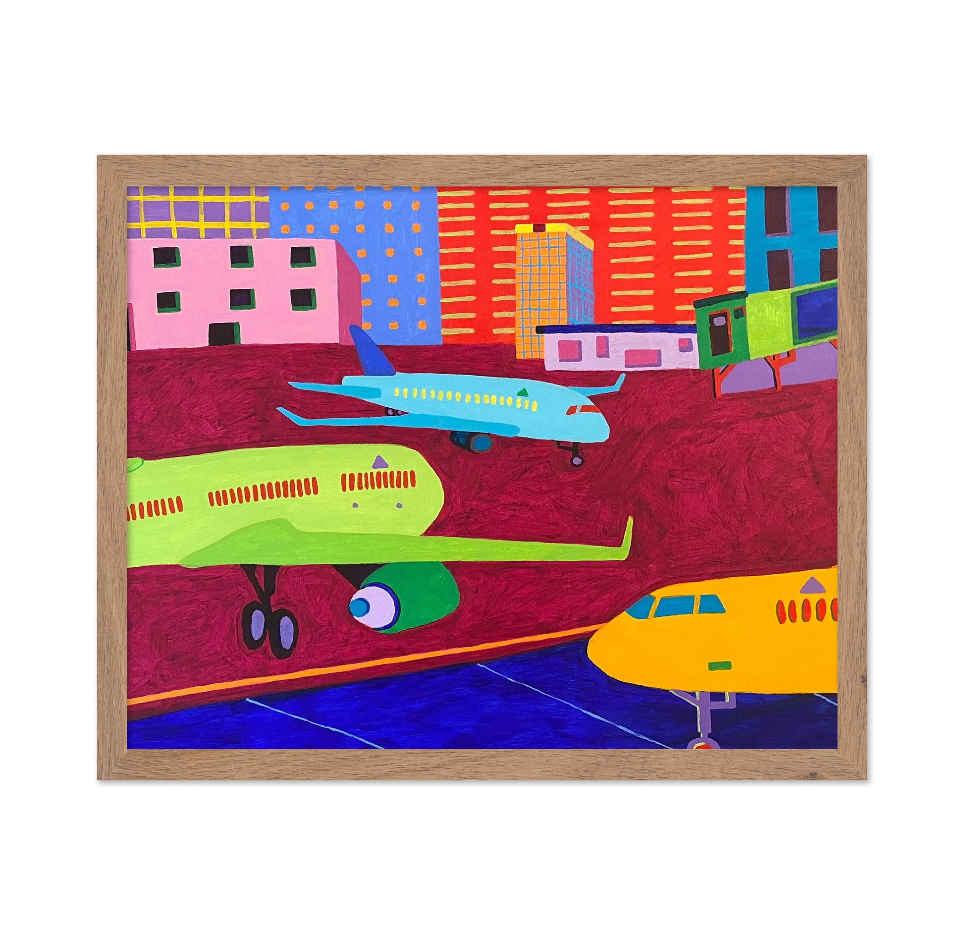 Colorful Airport Planes No2