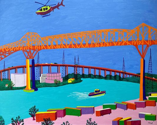 Industrial Bridge Harbor