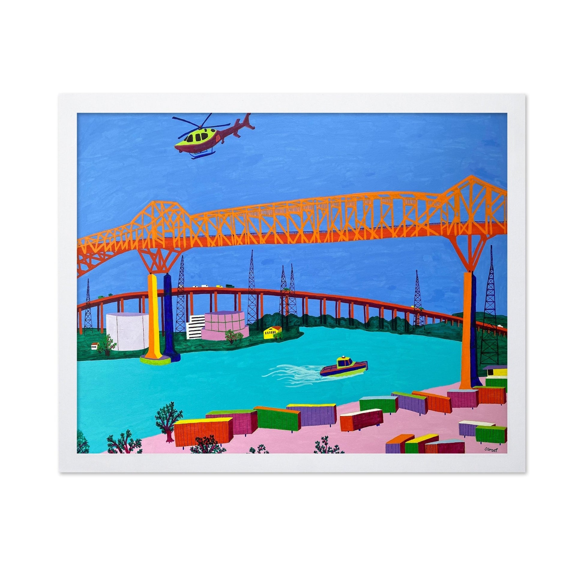 Industrial Bridge Harbor