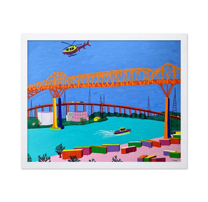 Industrial Bridge Harbor