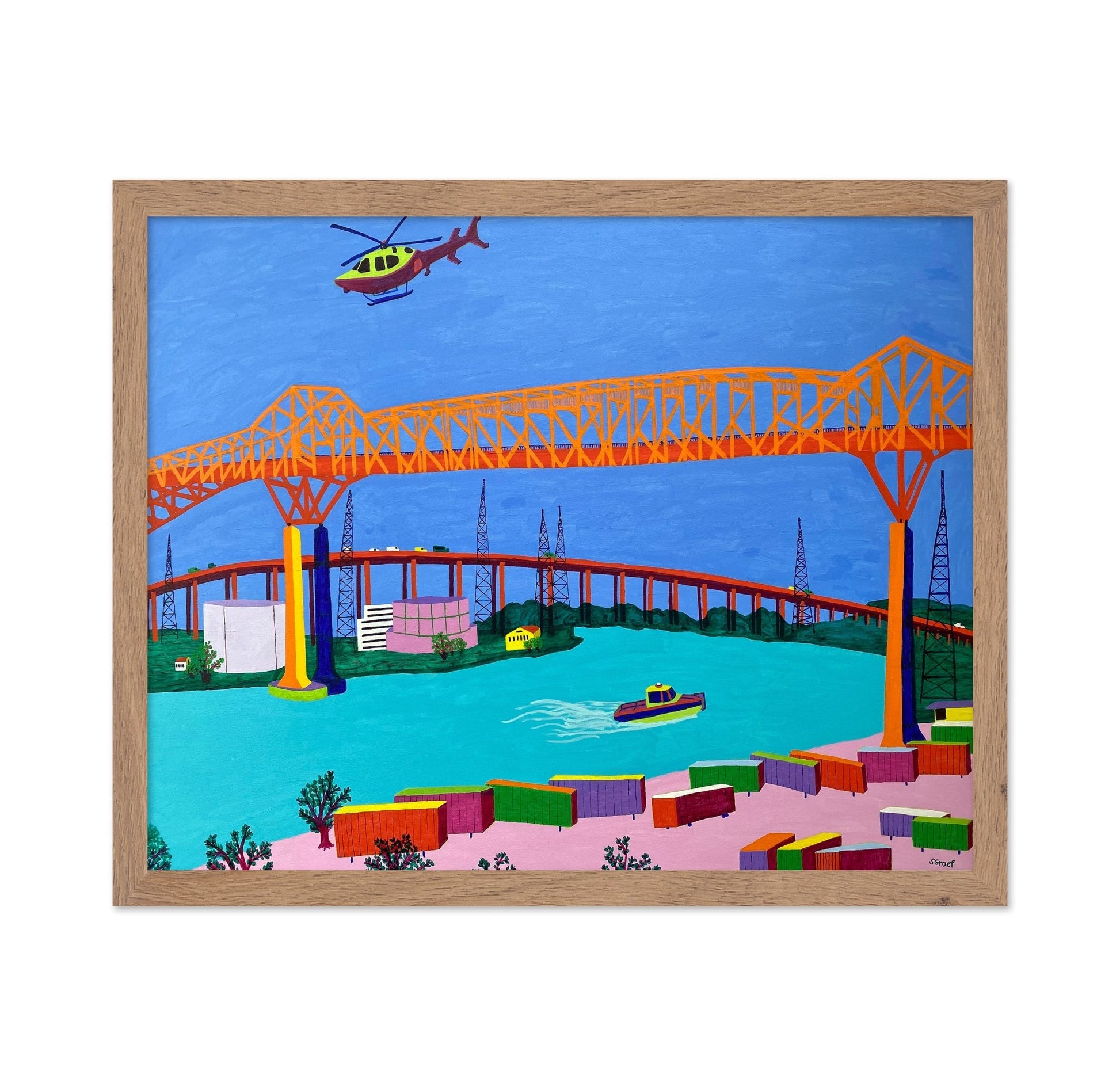 Industrial Bridge Harbor