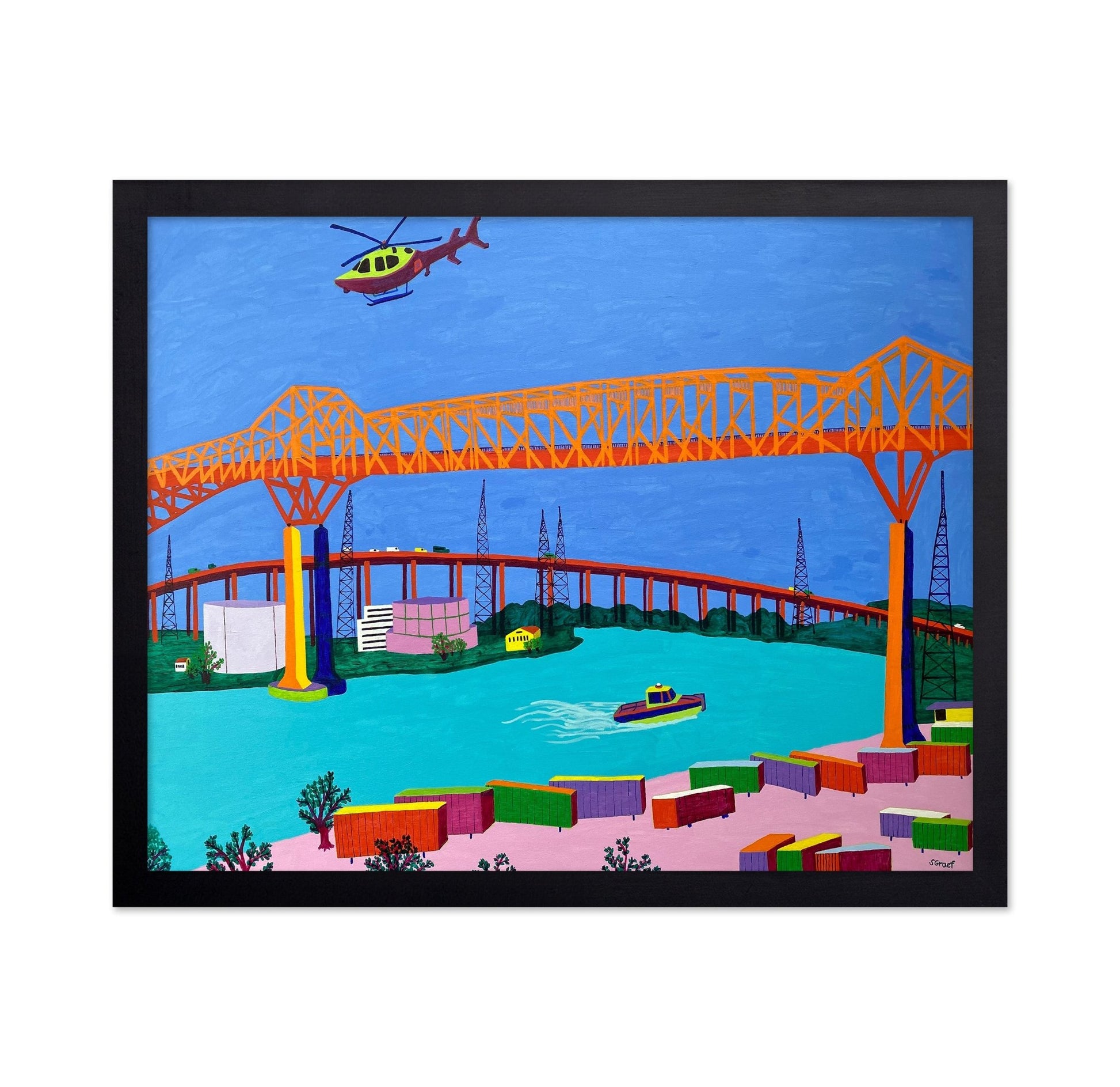 Industrial Bridge Harbor