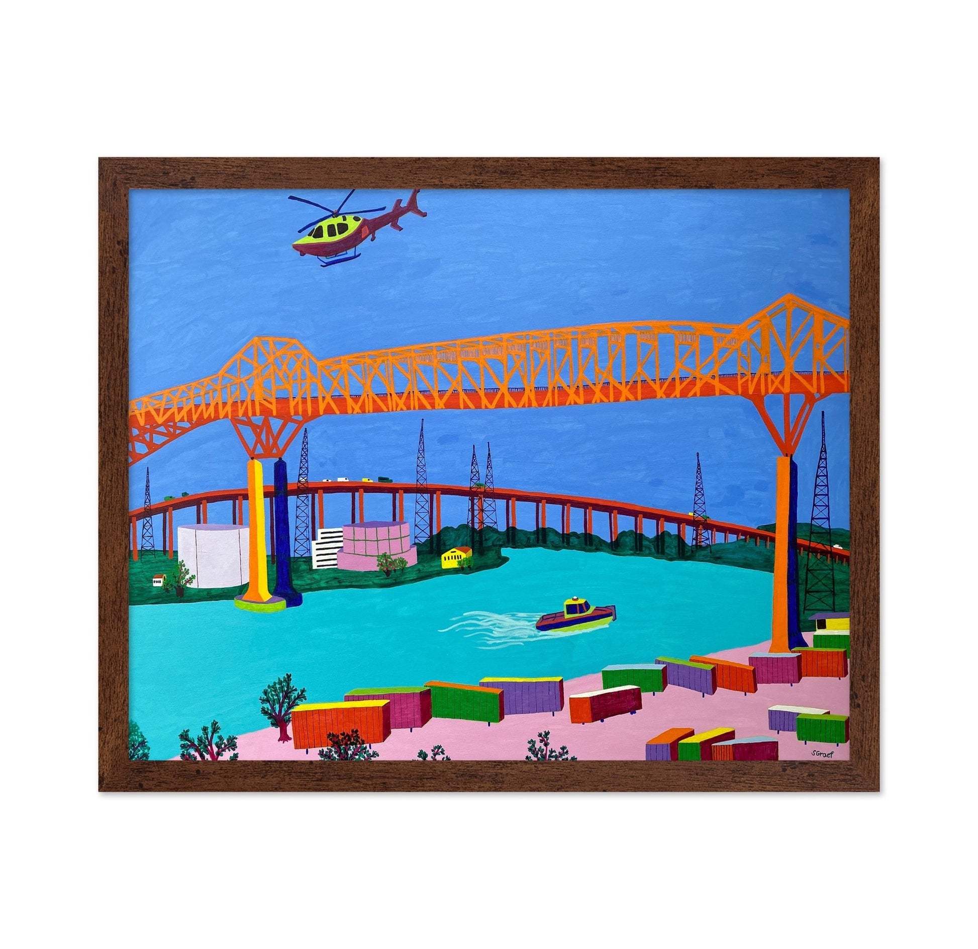 Industrial Bridge Harbor