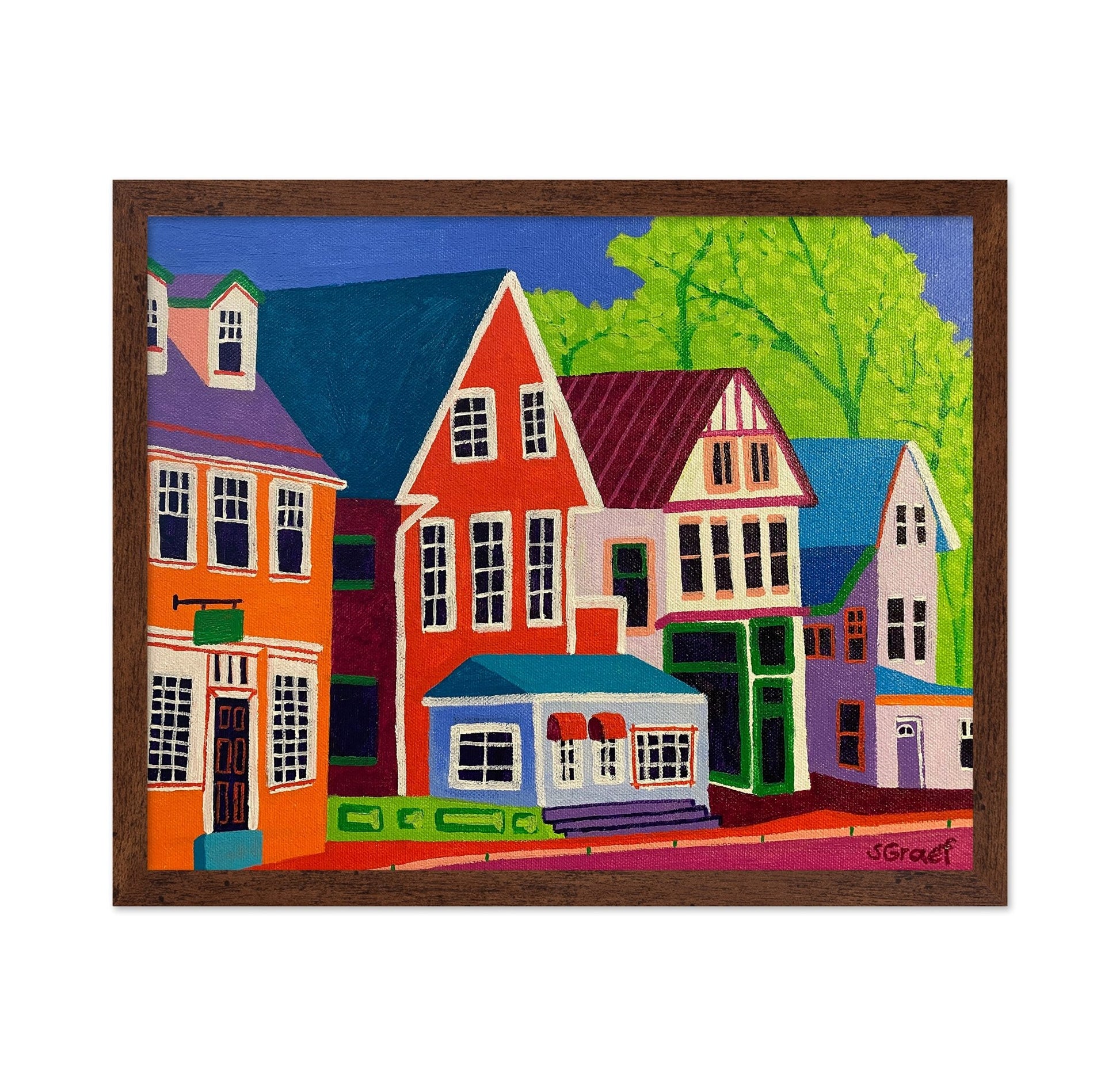 Colorful Town Houses