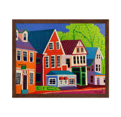 Colorful Town Houses