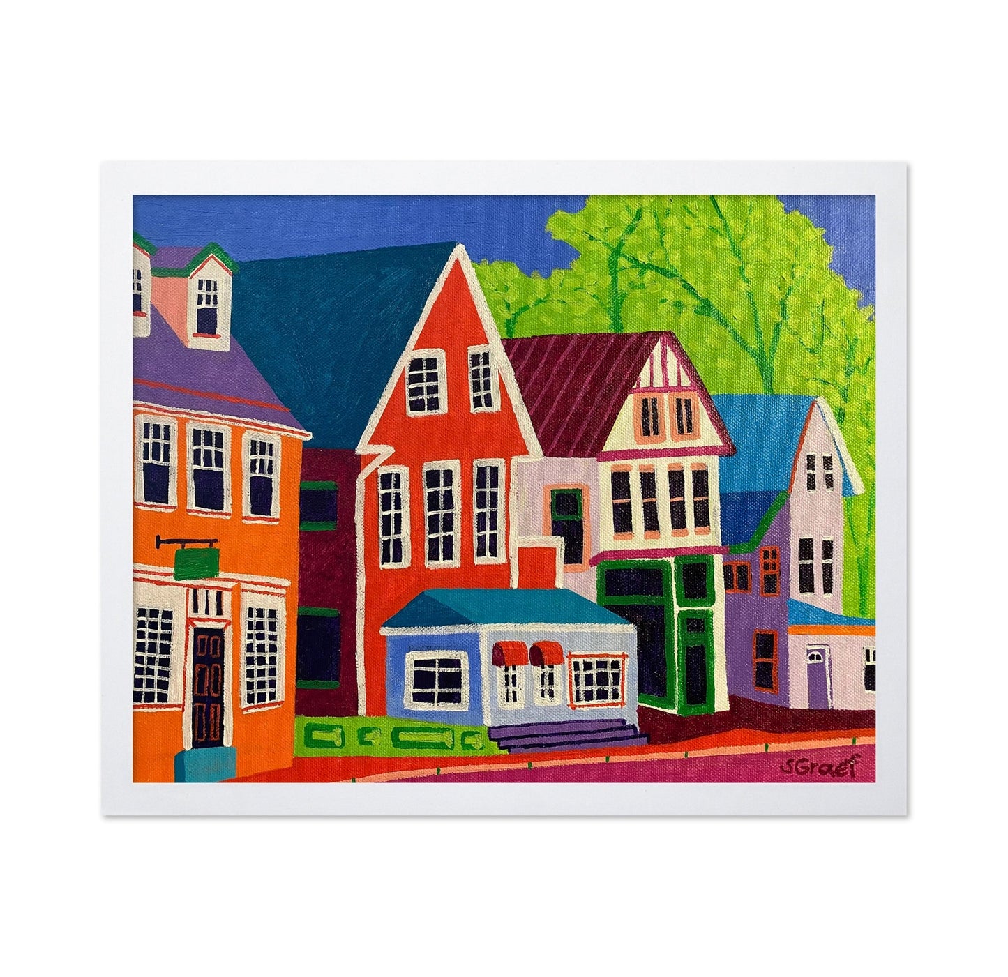 Colorful Town Houses